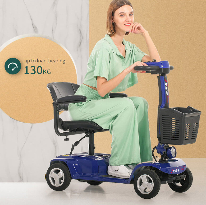 M3 four‑wheel senior mobility scooter main view
